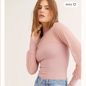 Free People Light Up Layering Top